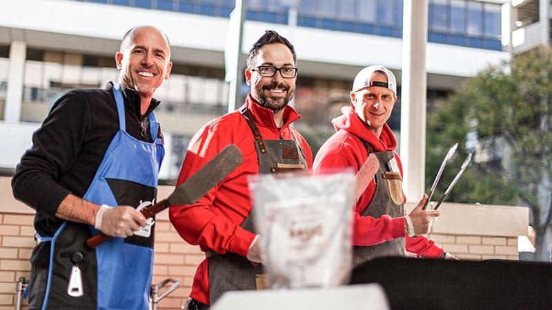 The tailgate party chefs