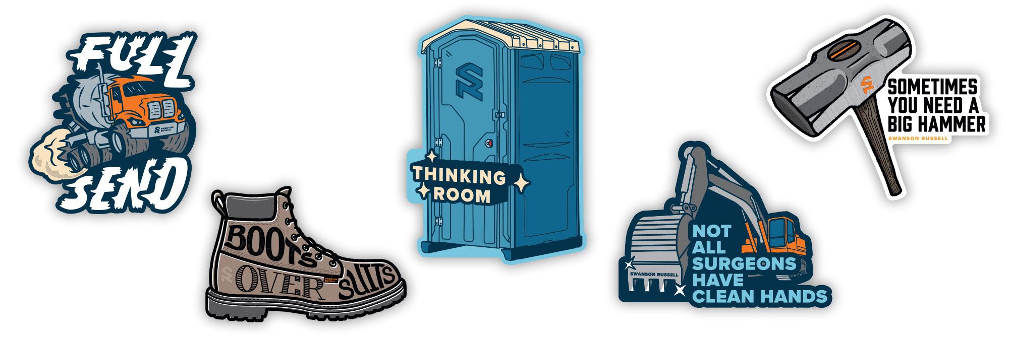 Construction Sticker Pack