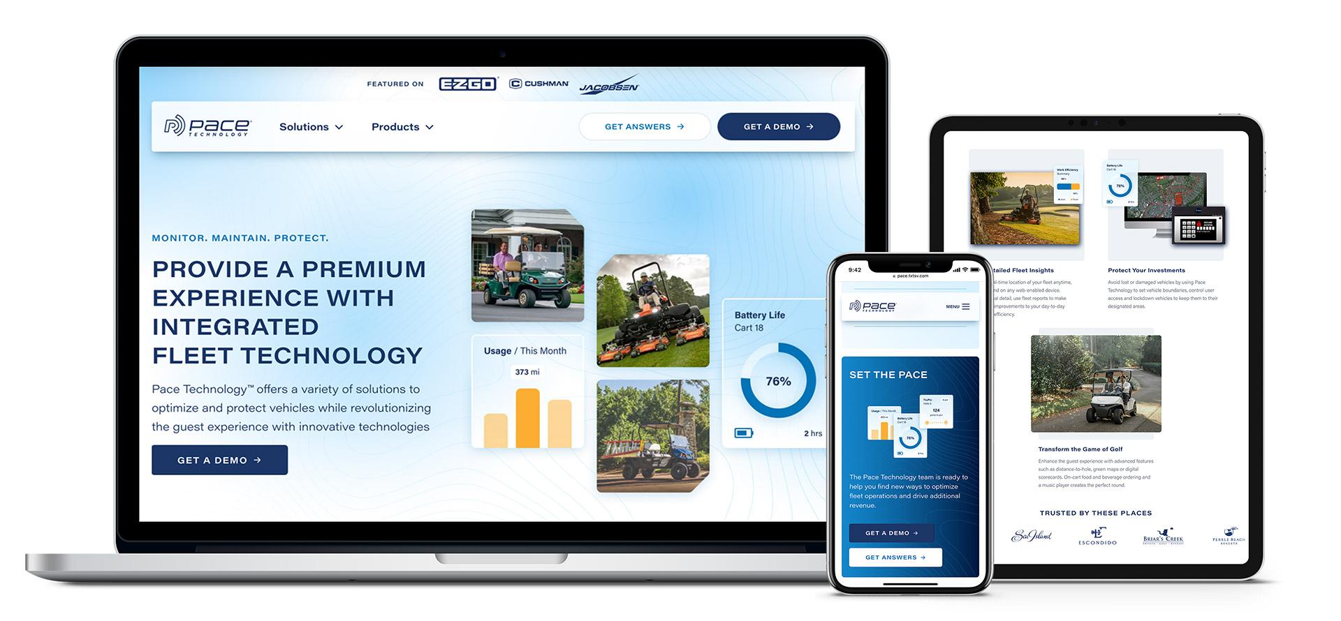 Pace Technology Website