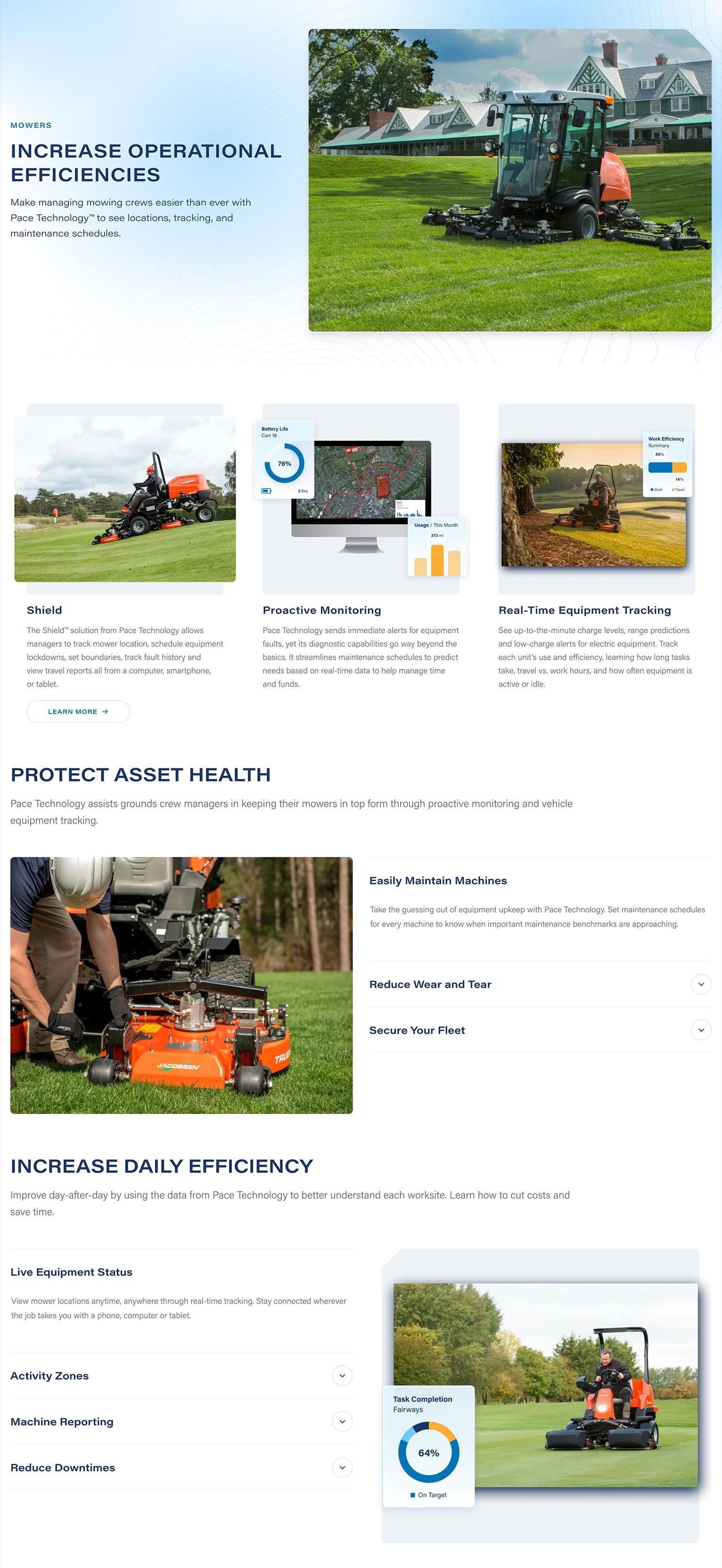 Pace Technology Website Product Overview