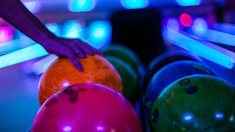 Bowling balls at Bowlapalooza