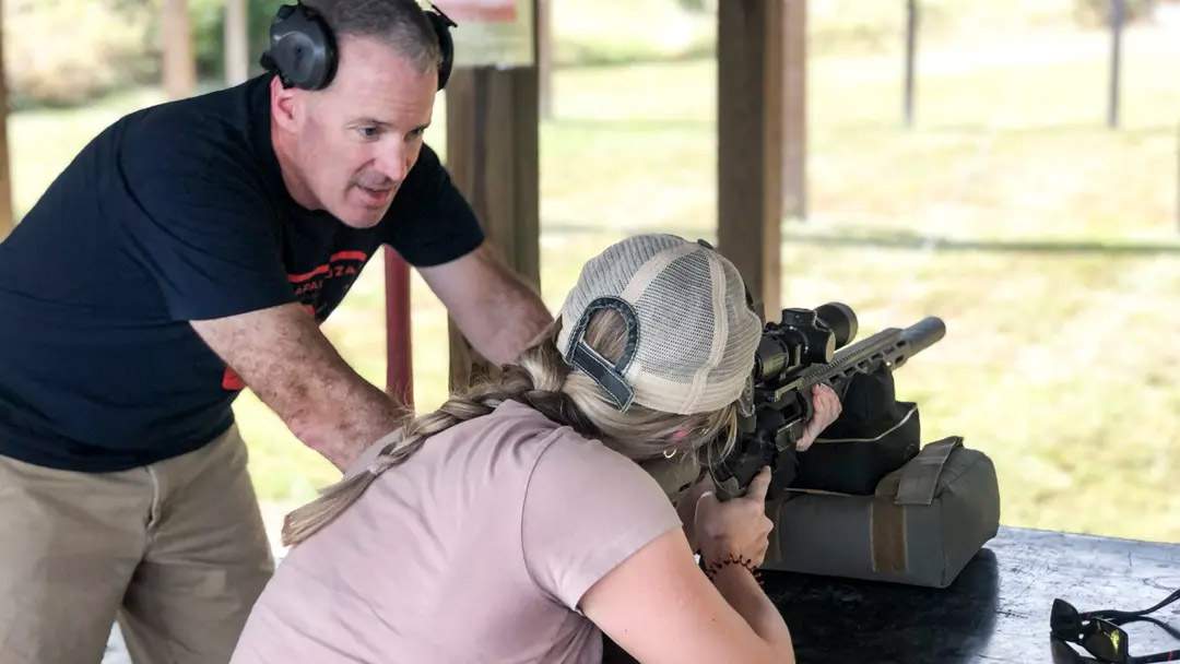 Teaching Rifle shooting