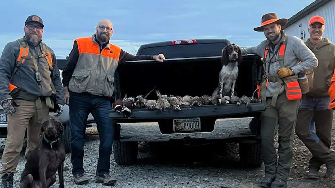 hunting group shot