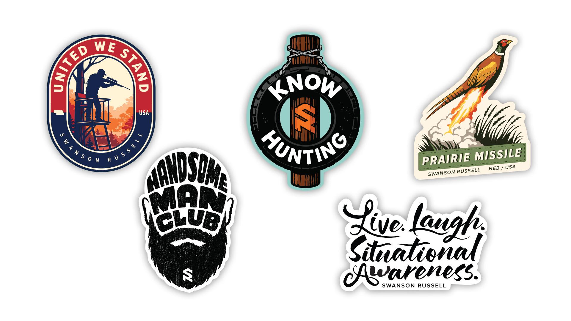 Outdoor Sticker Series - Hunt Shoot 2