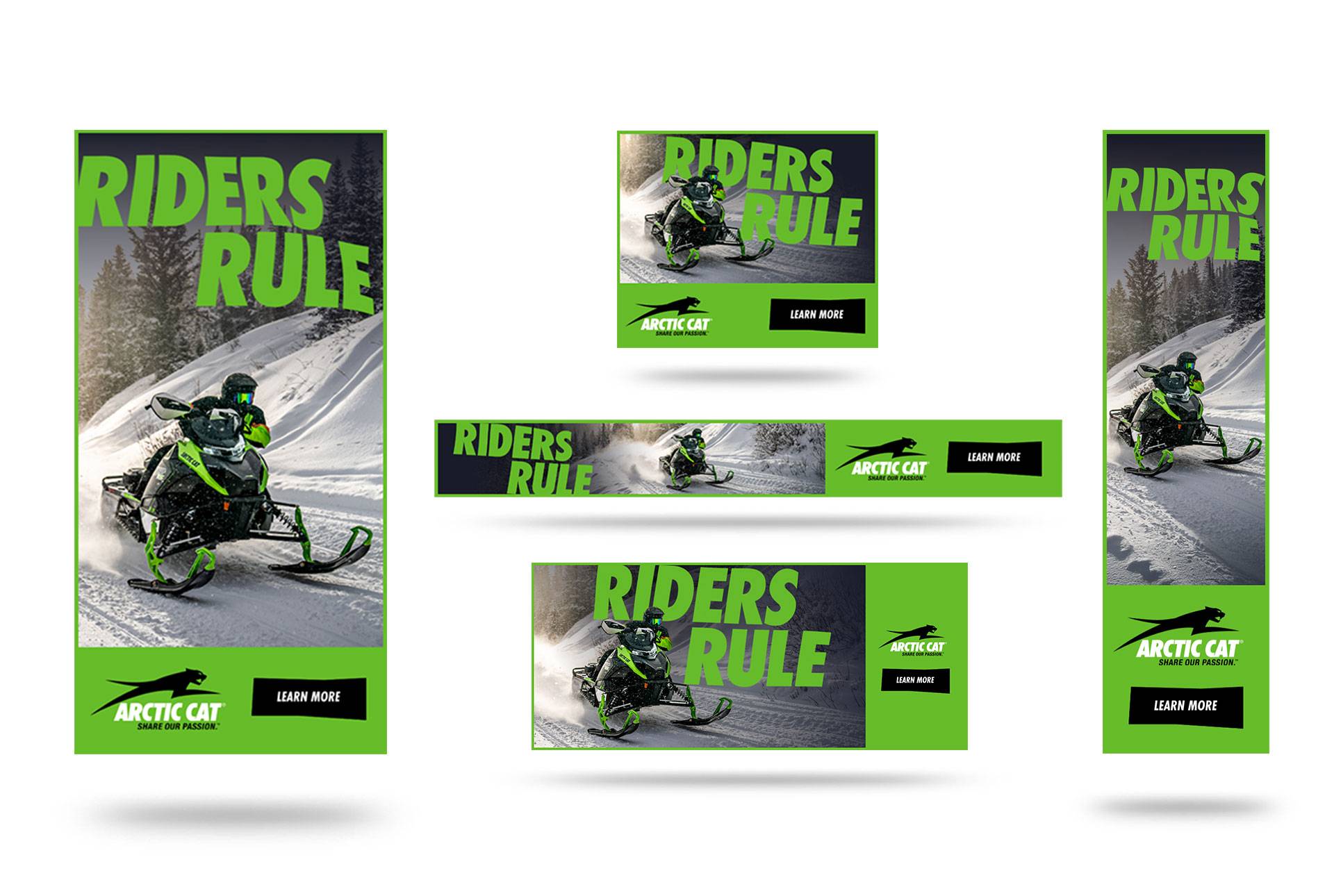 Arctic Cat Riders Rule Digital Ads