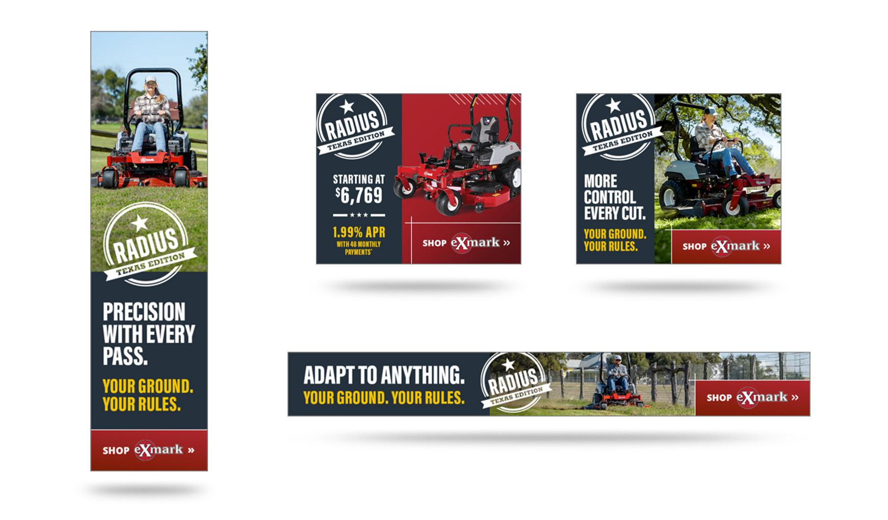 Exmark Your Ground. Your Rules. Digital Ads