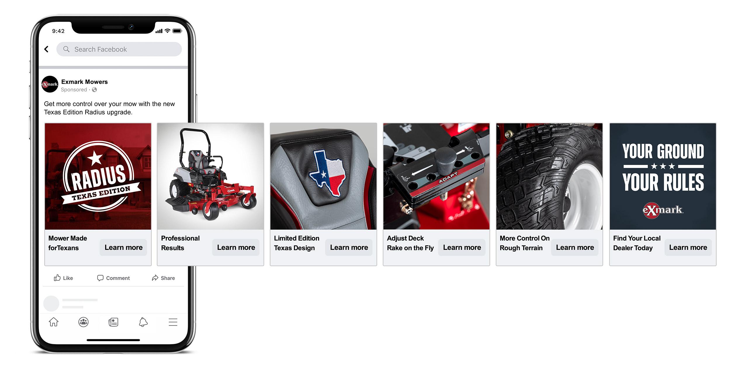 Exmark Your Ground. Your Rules. Social Media