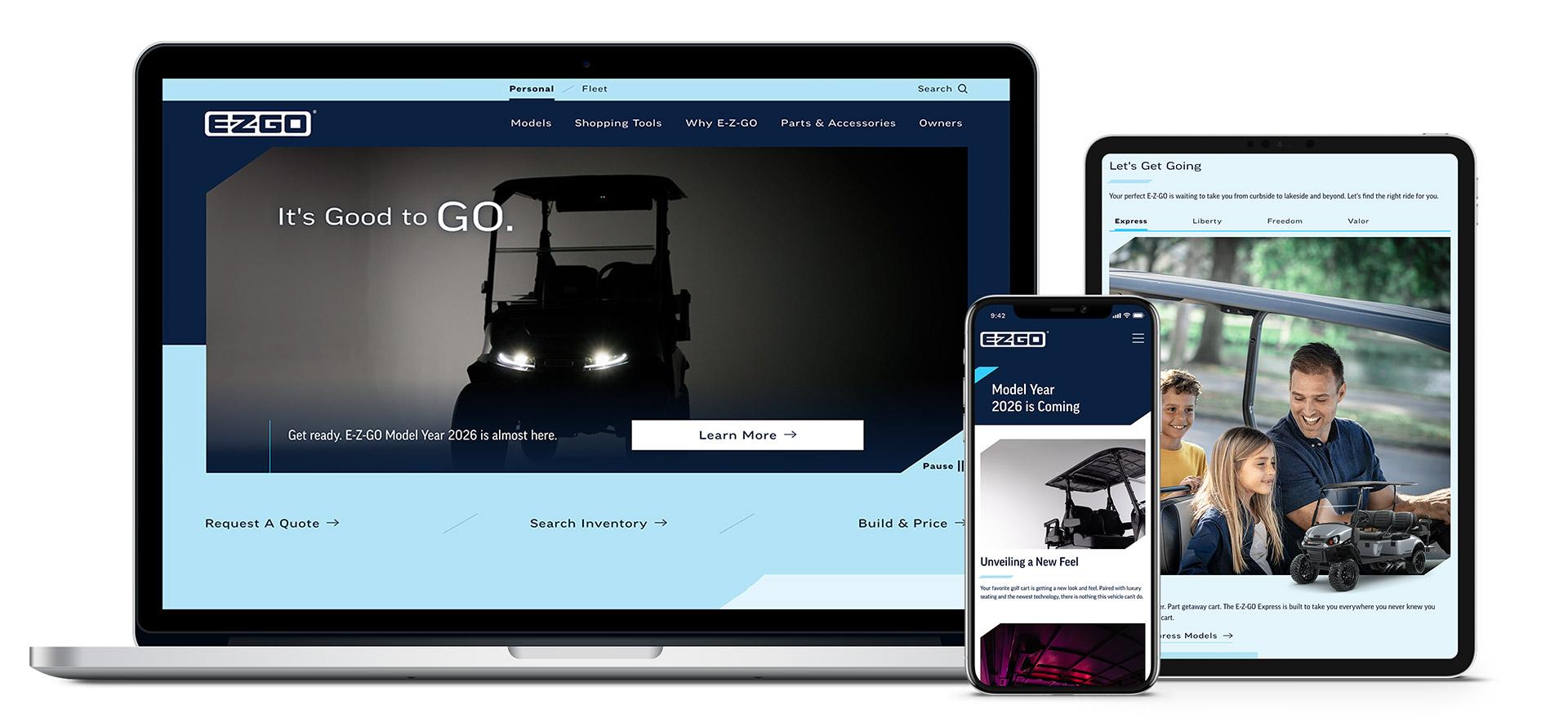 E-Z-GO Website