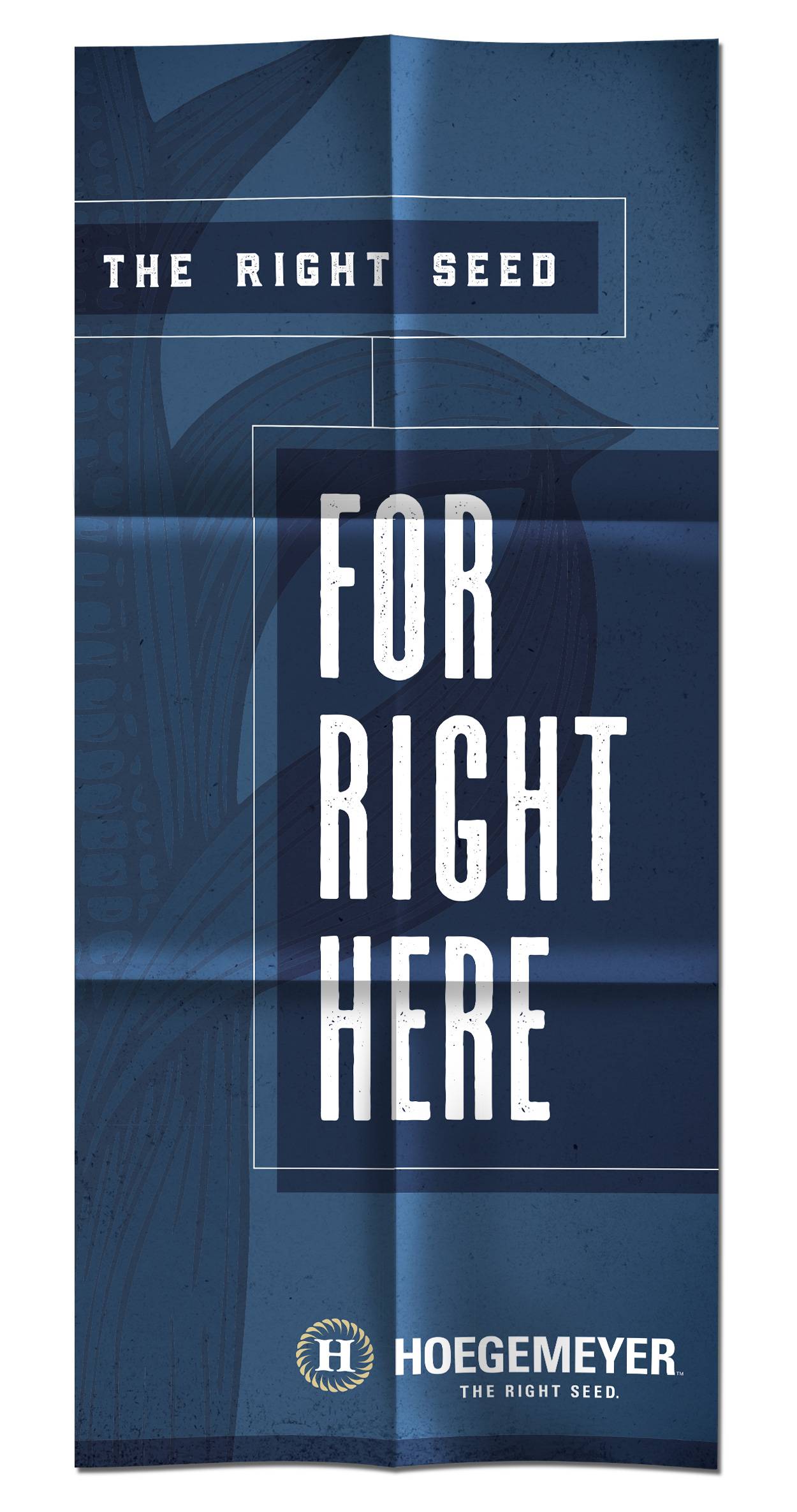 Hoegemeyer fall mailer cover in blue