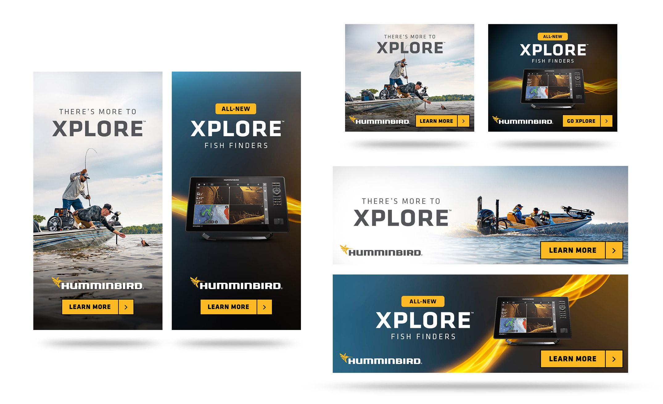 Humminbird XPLORE FW Digital Ads