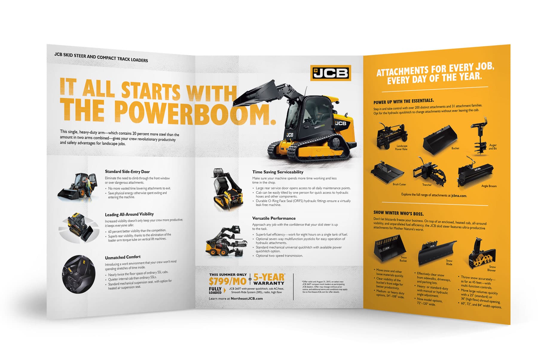JCB equipment brochure