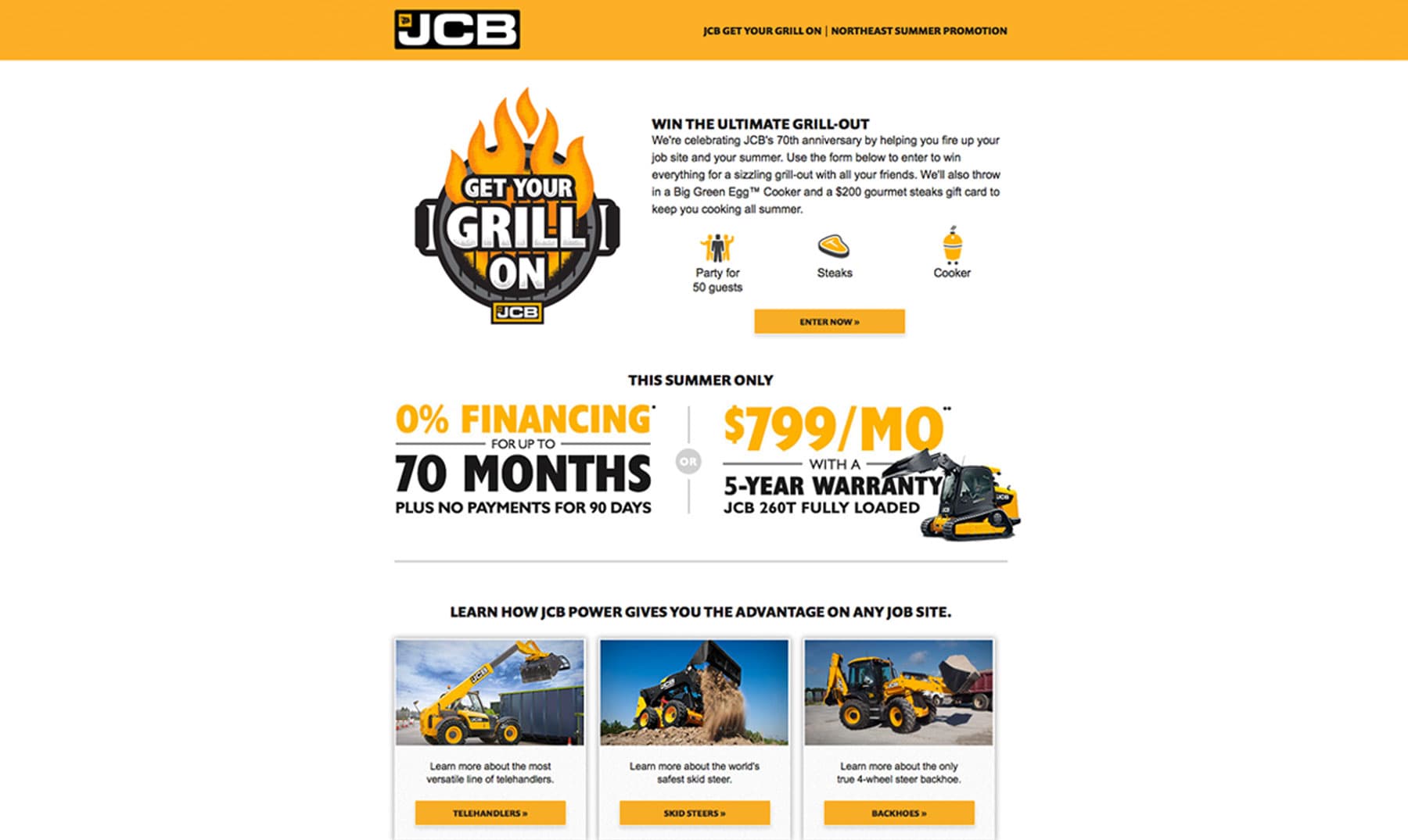 Get Your Grill On Landing Page