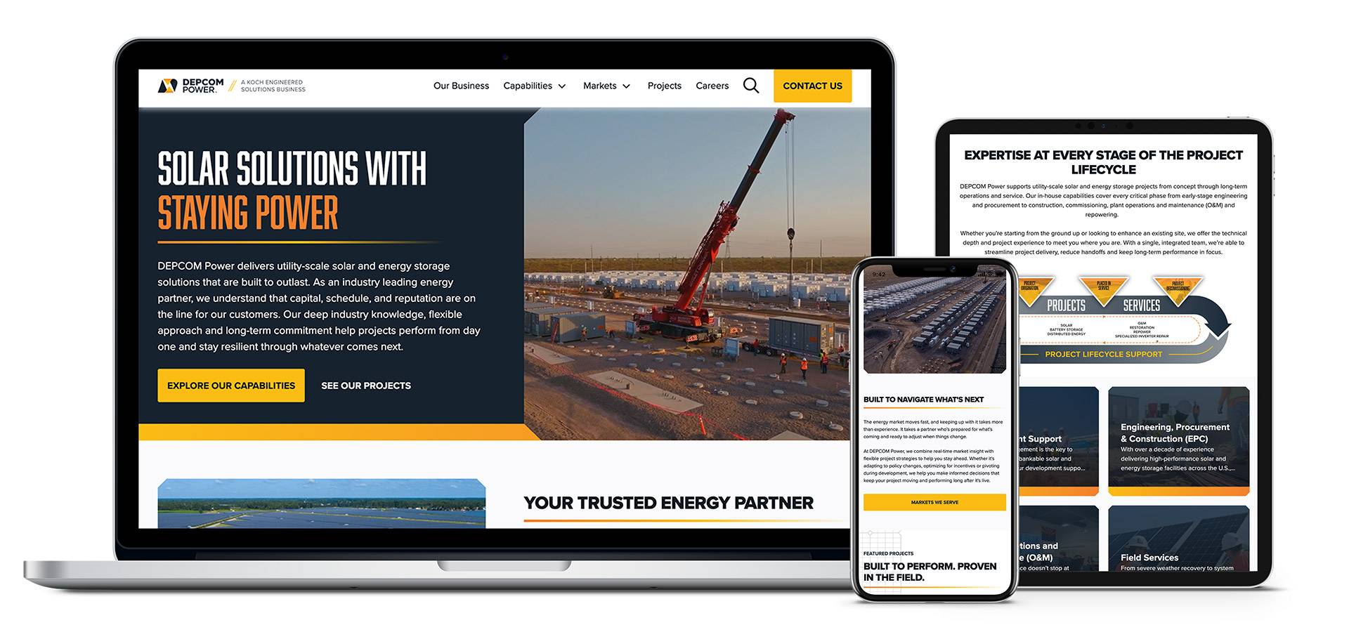 Koch Engineered Solutions Website