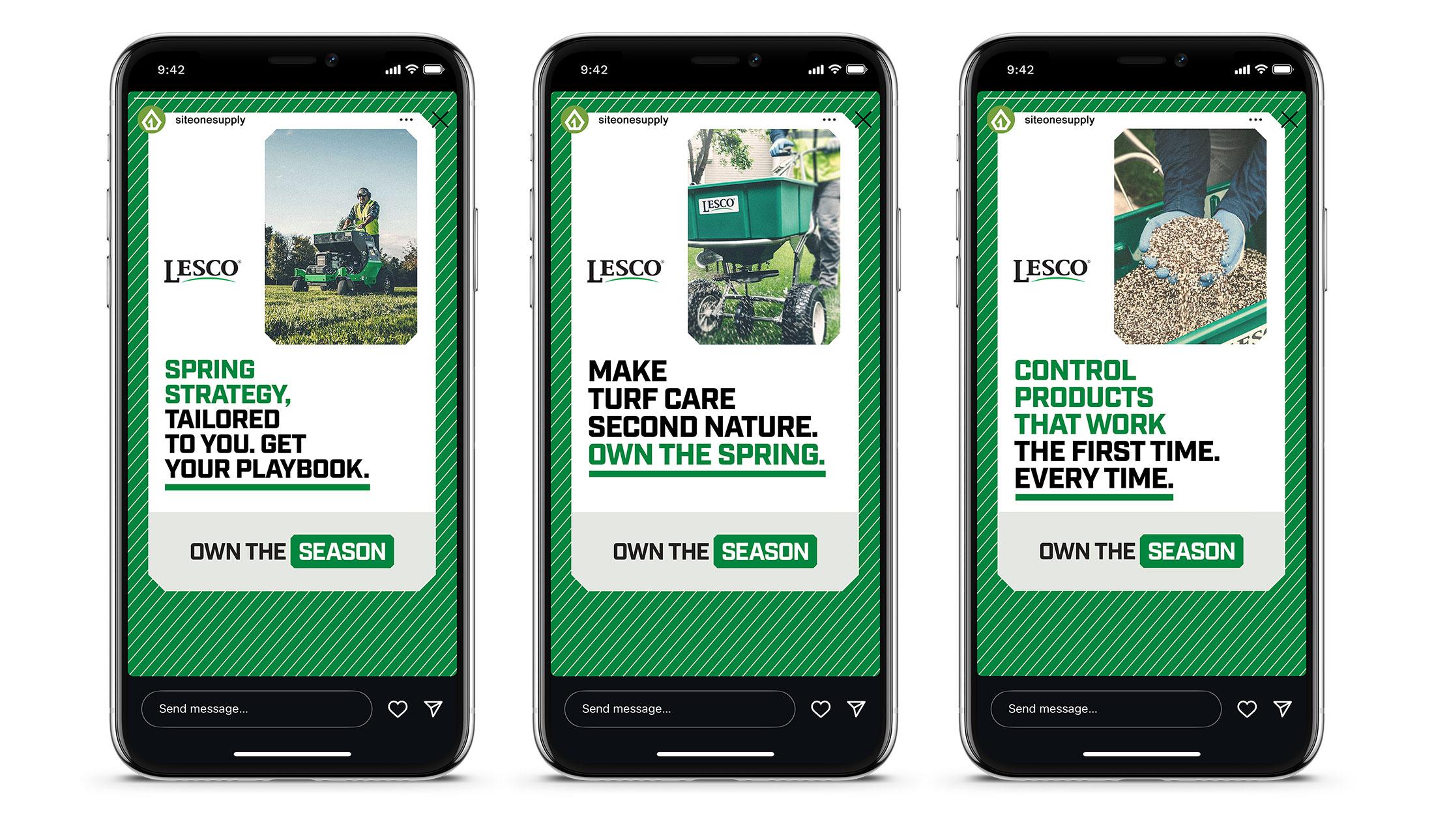 LESCO Own the Season Social Story