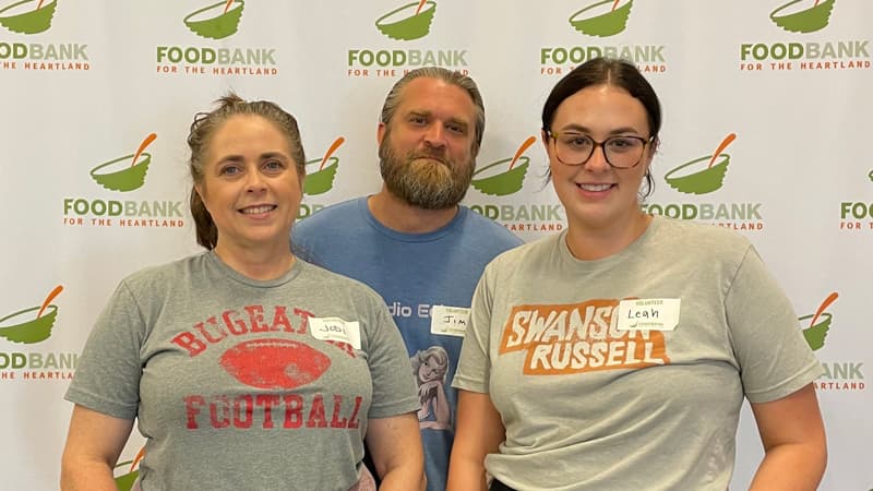 Swanson Russell at the Food bank of the Heartland