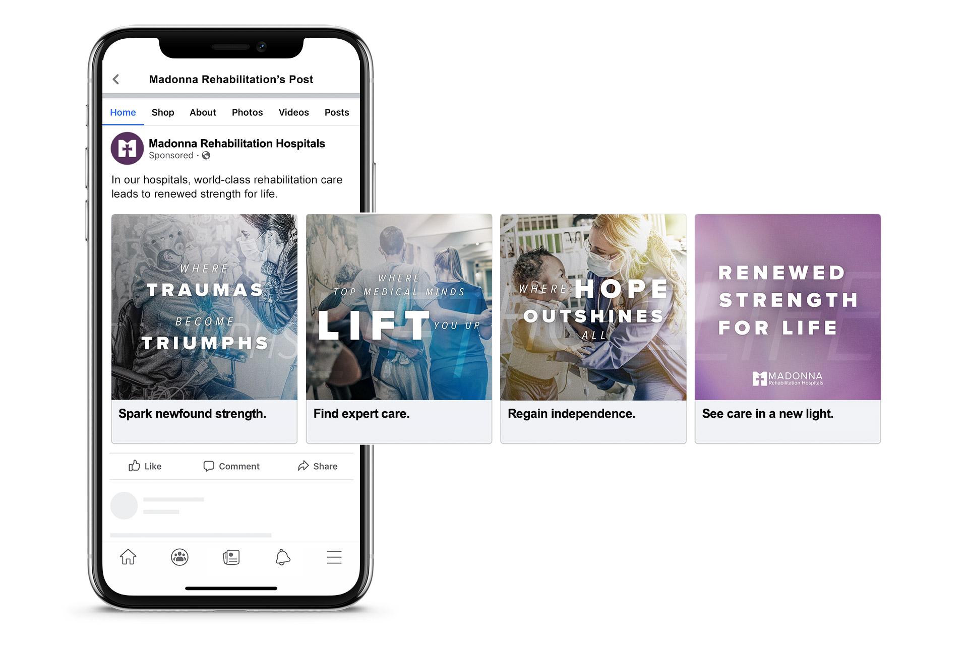 See Care in a New Light Social Carousel