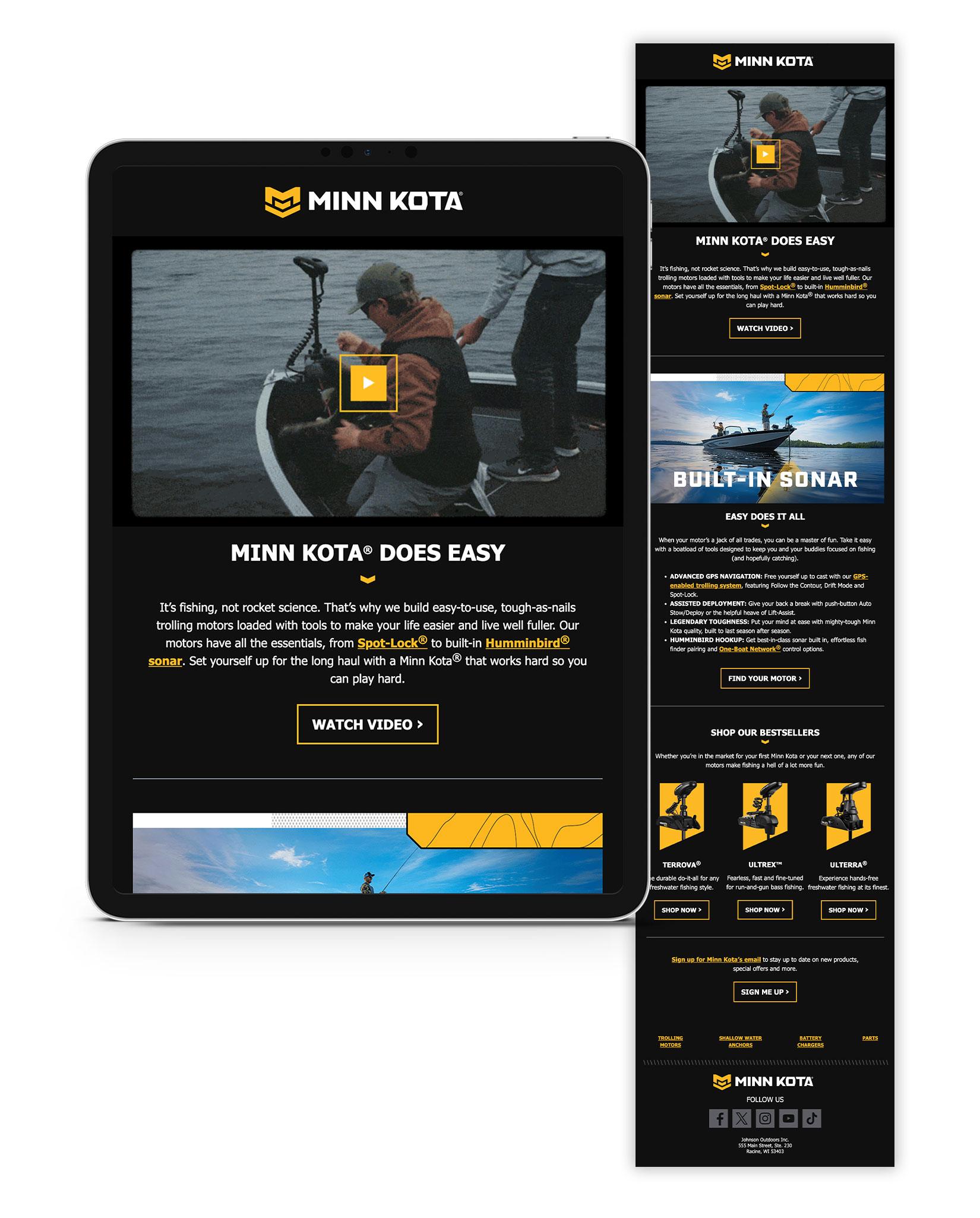 Minn Kota Does Easy Email