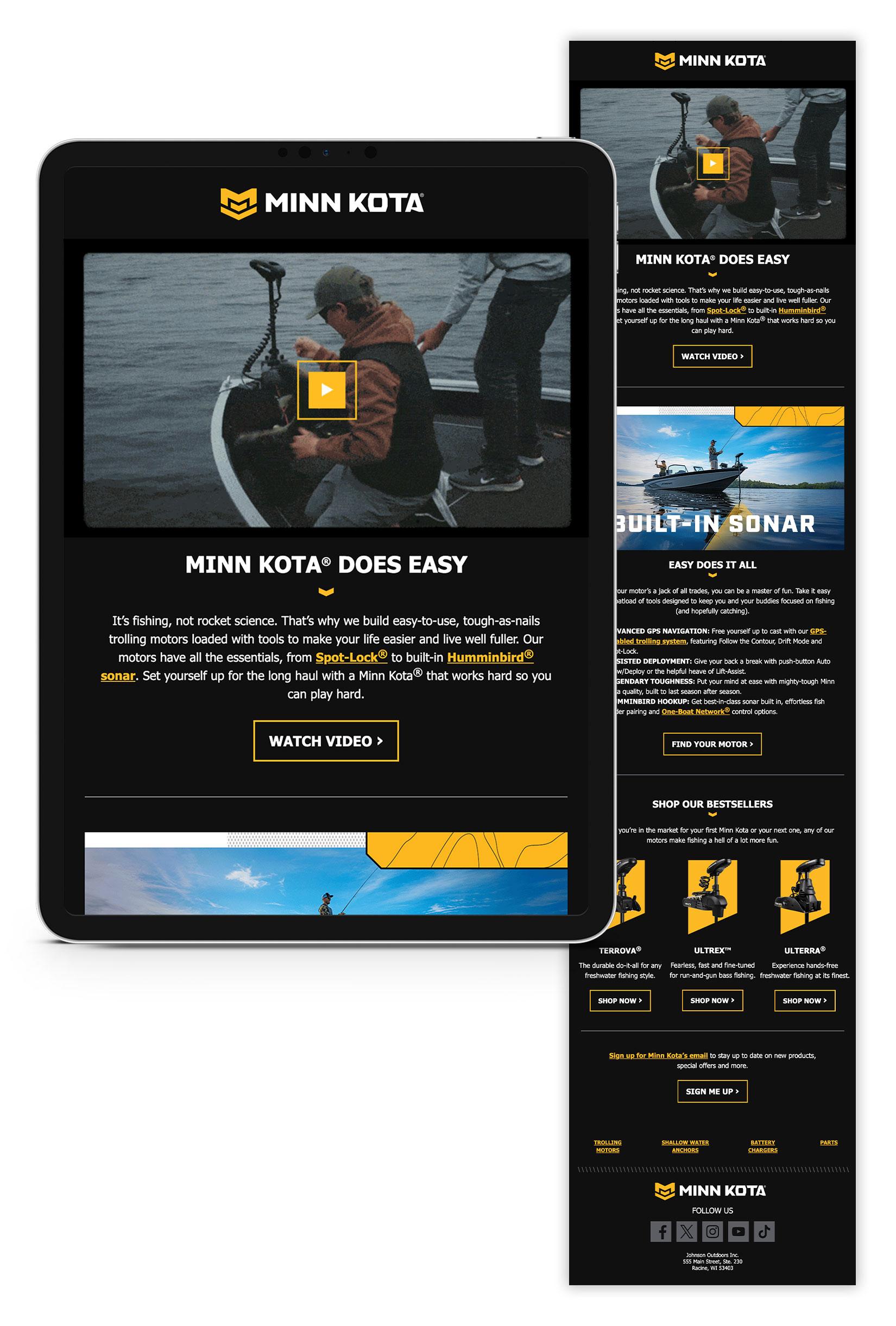 Minn Kota Does Easy Email