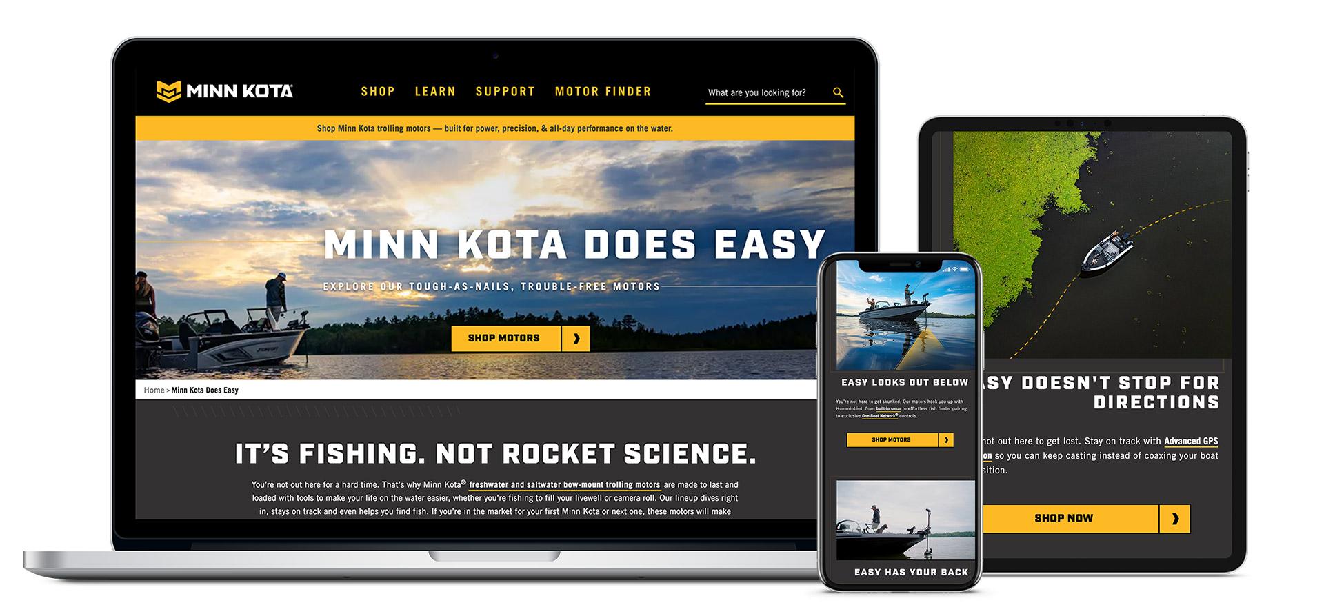 Minn Kota Does Easy Website