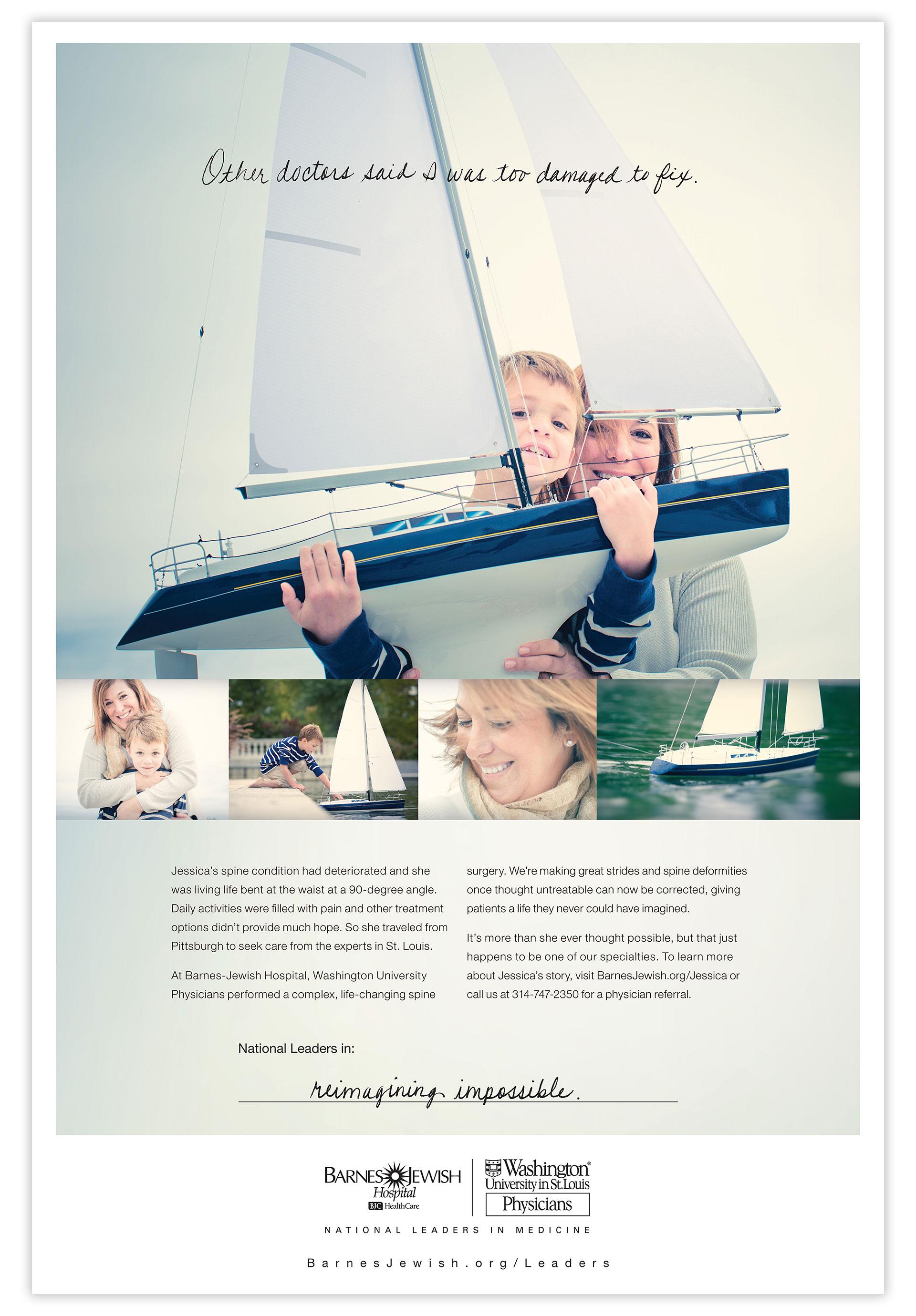 Barnes-Jewish: National Leaders in Medicine Print Ad