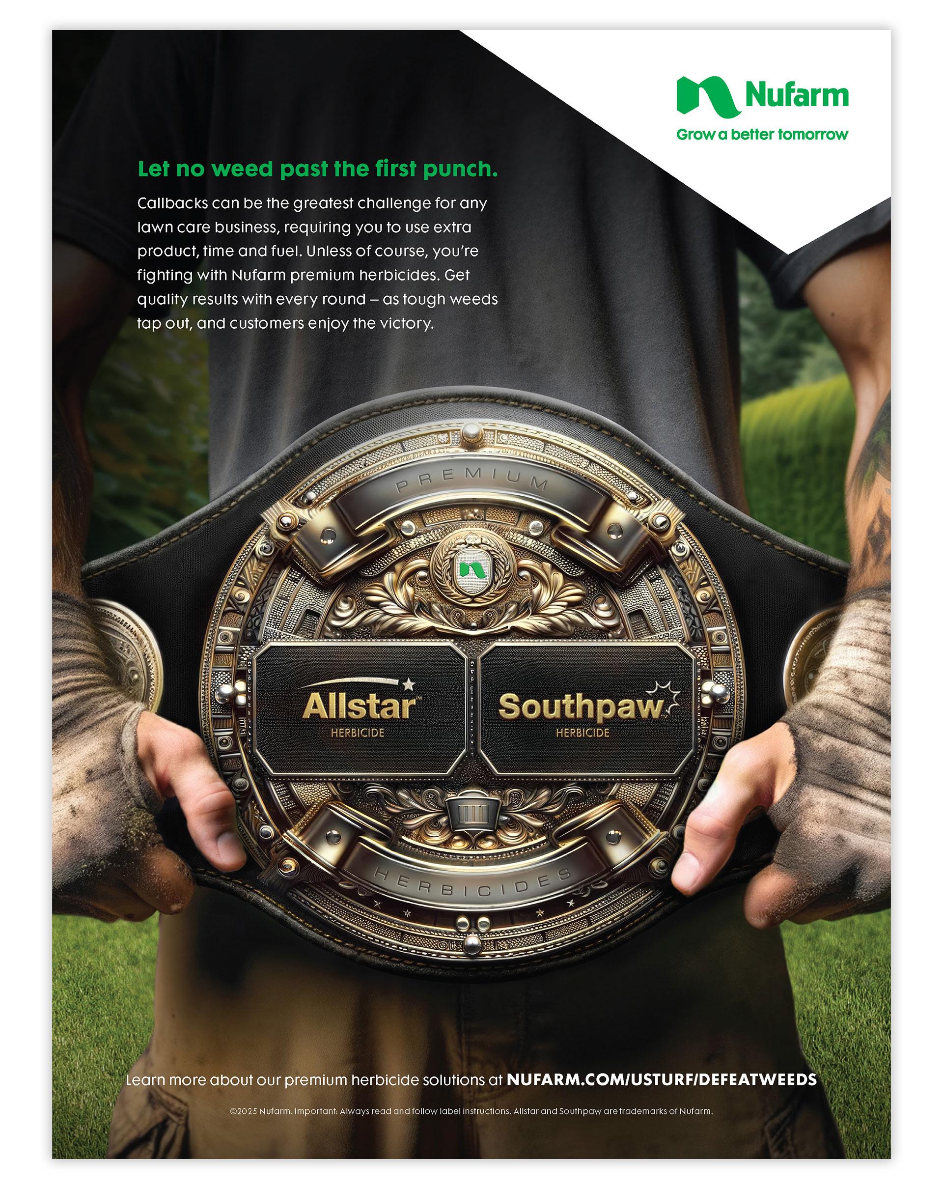 Nufarm Turf & Ornamental Defeat Weeds Print Ad