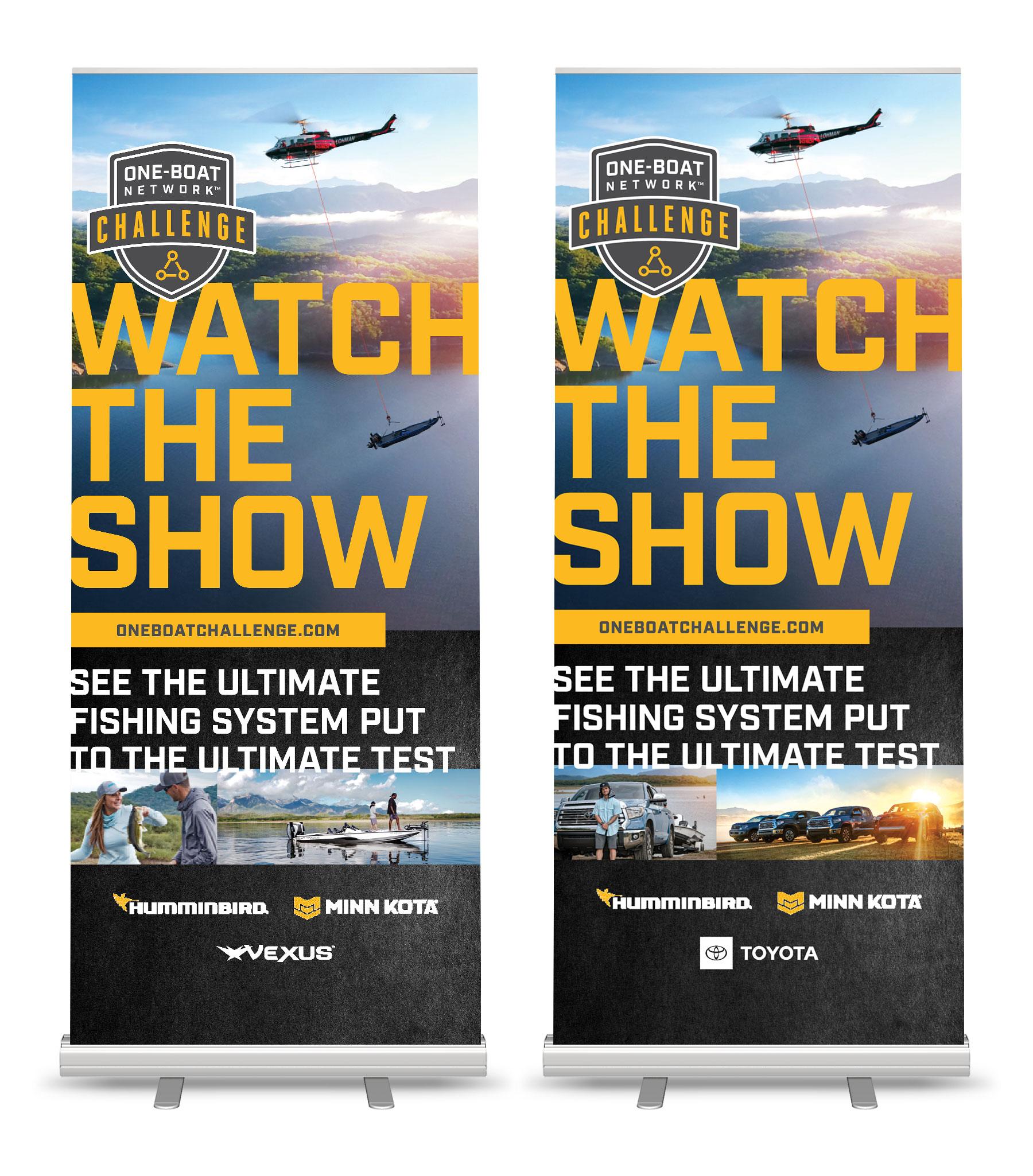 One-Boat Challenge Banner Mockups