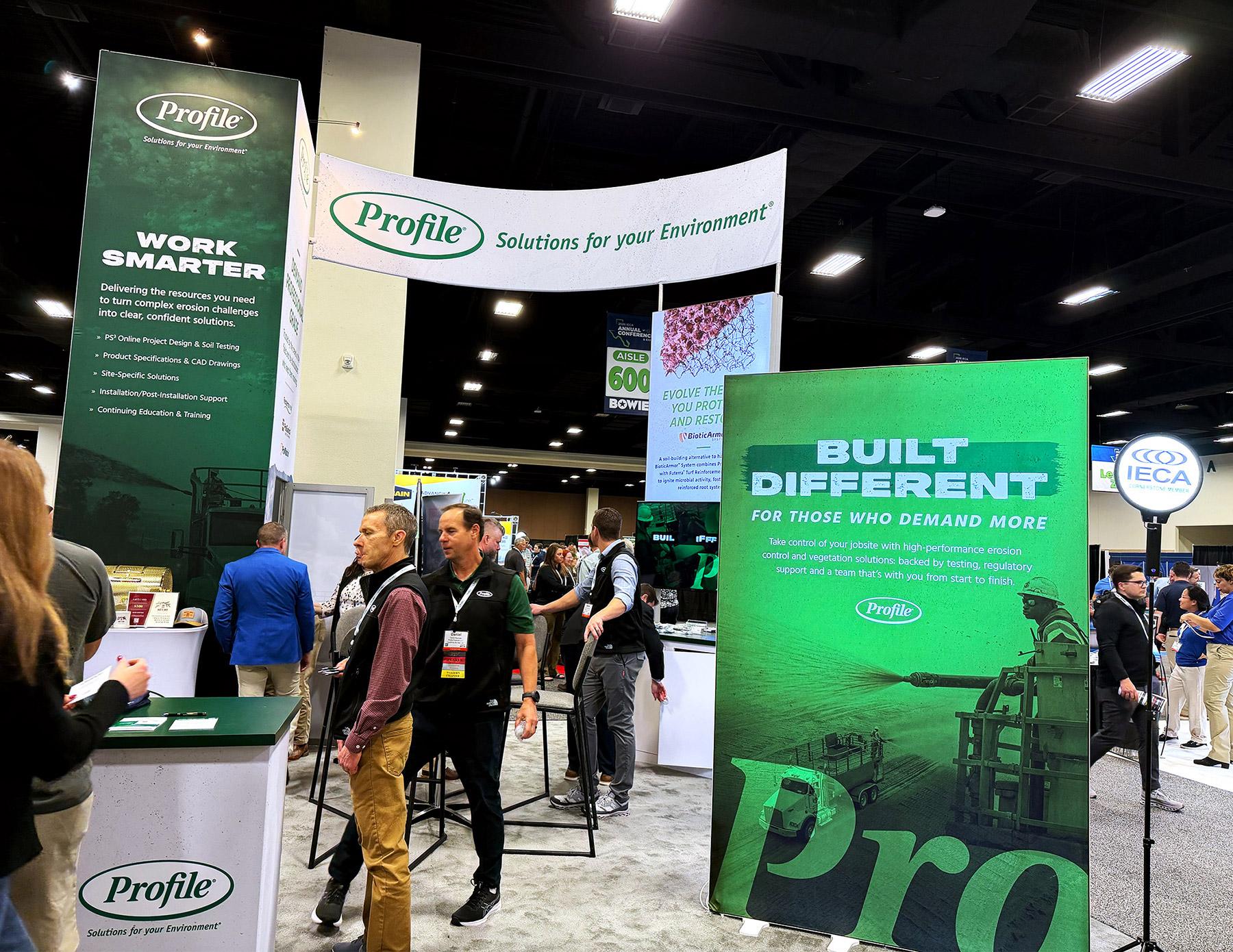 Profile Built Different Trade Show Booth