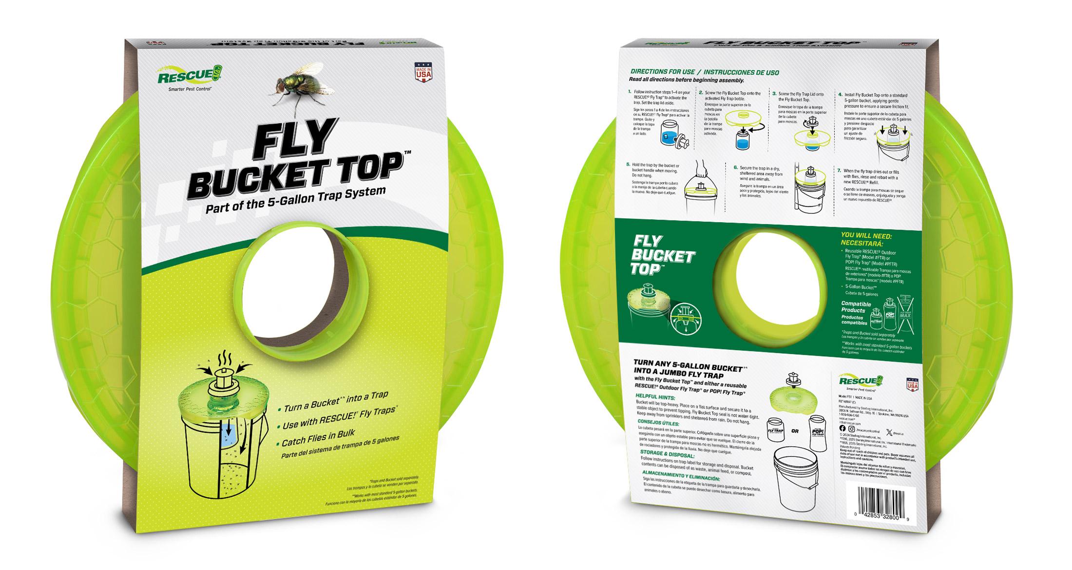 Rescue! Fly Bucket Top Packaging