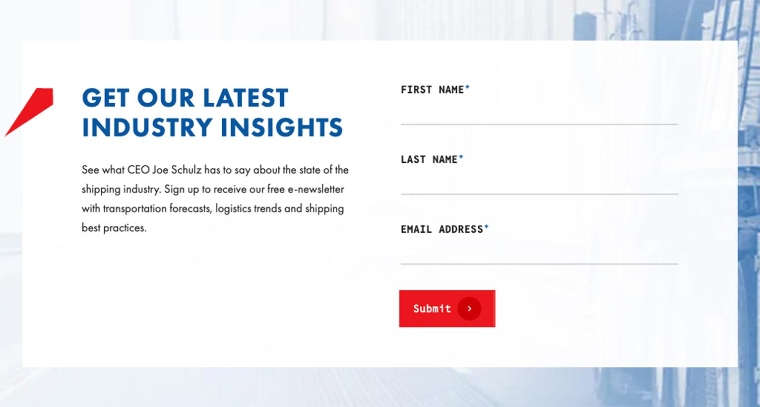Schulz Logistics Website Insights