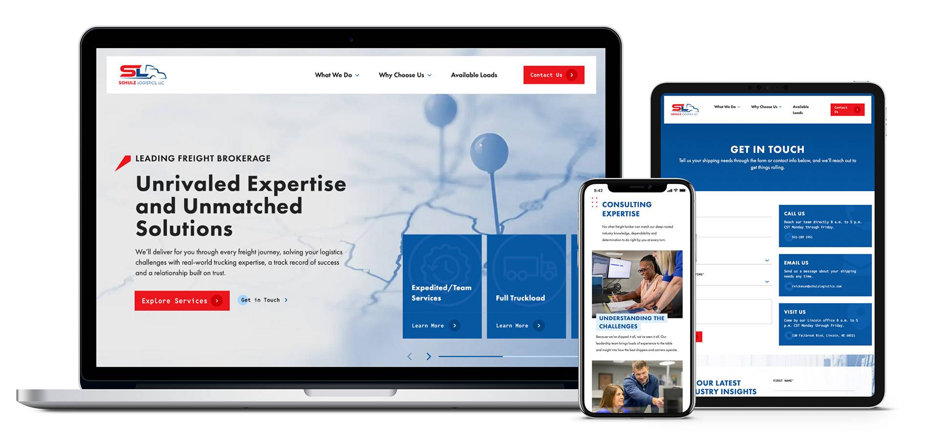 Schulz Logistics Website