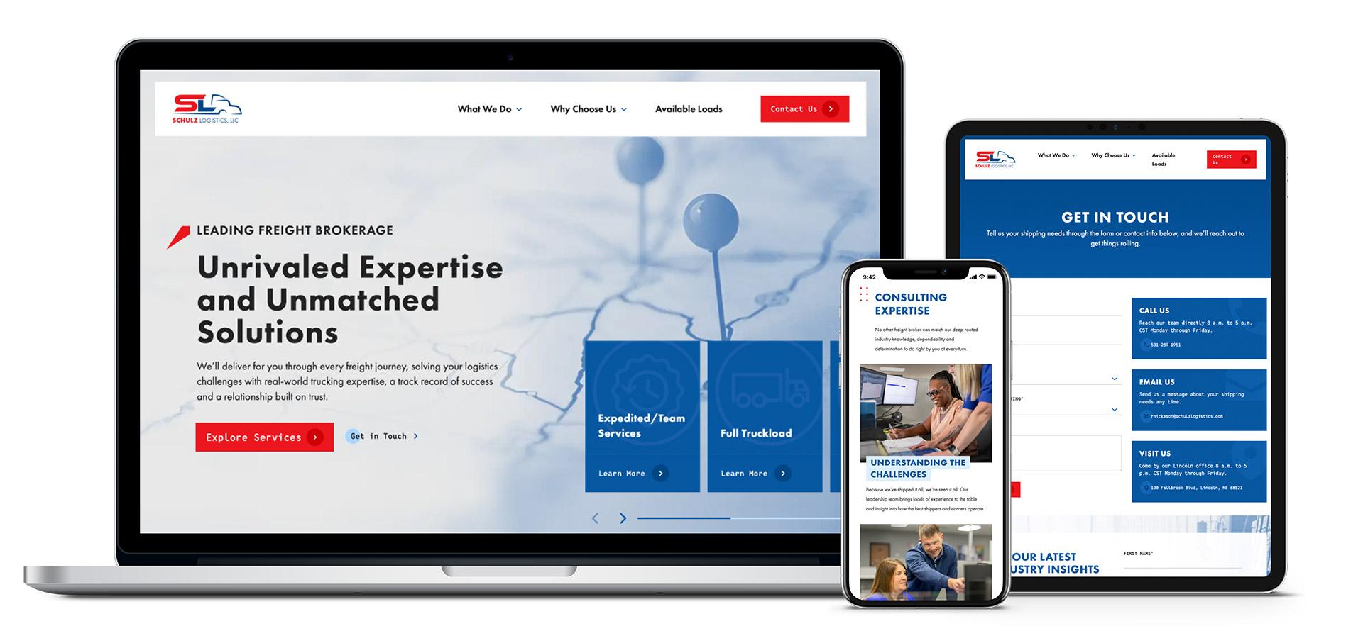 Schulz Logistics Website