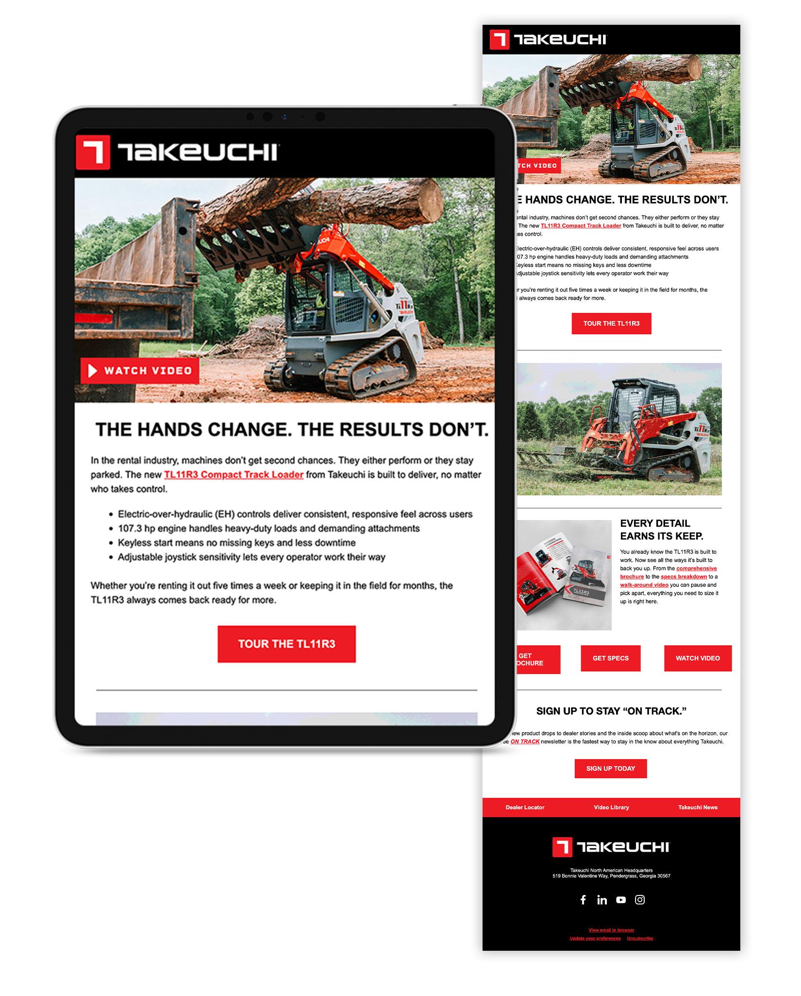 Takeuchi Speed of Instinct Email