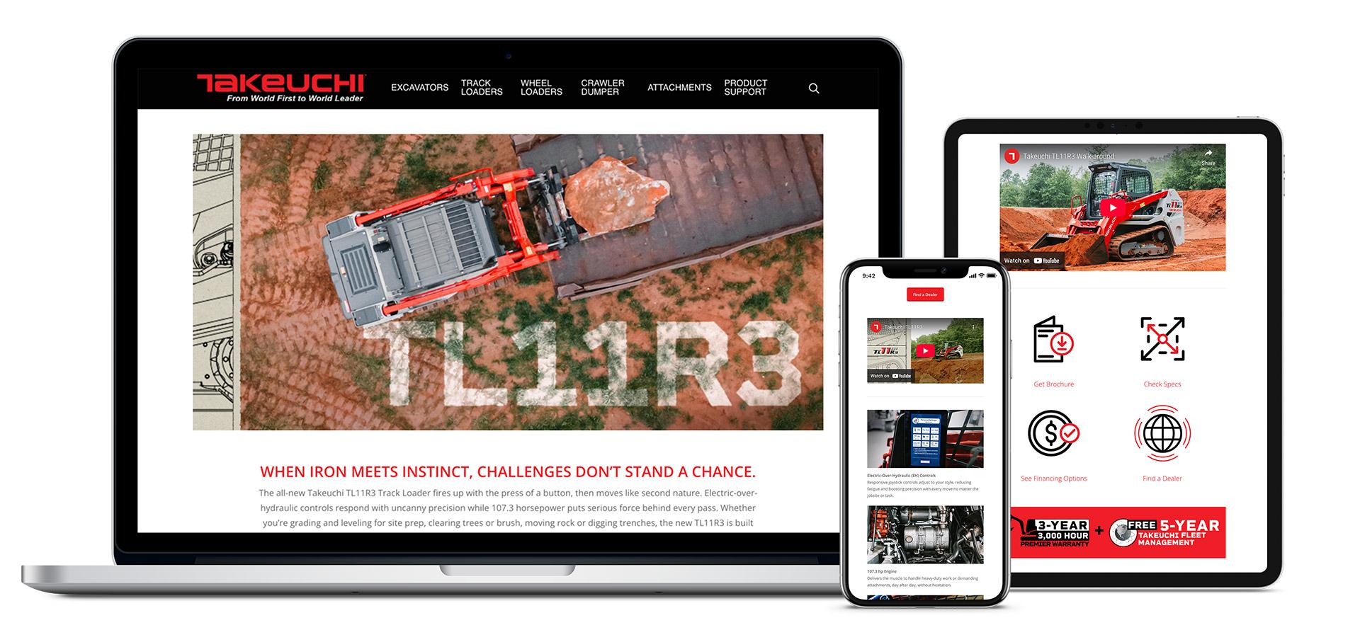 Takeuchi Speed of Instinct Website