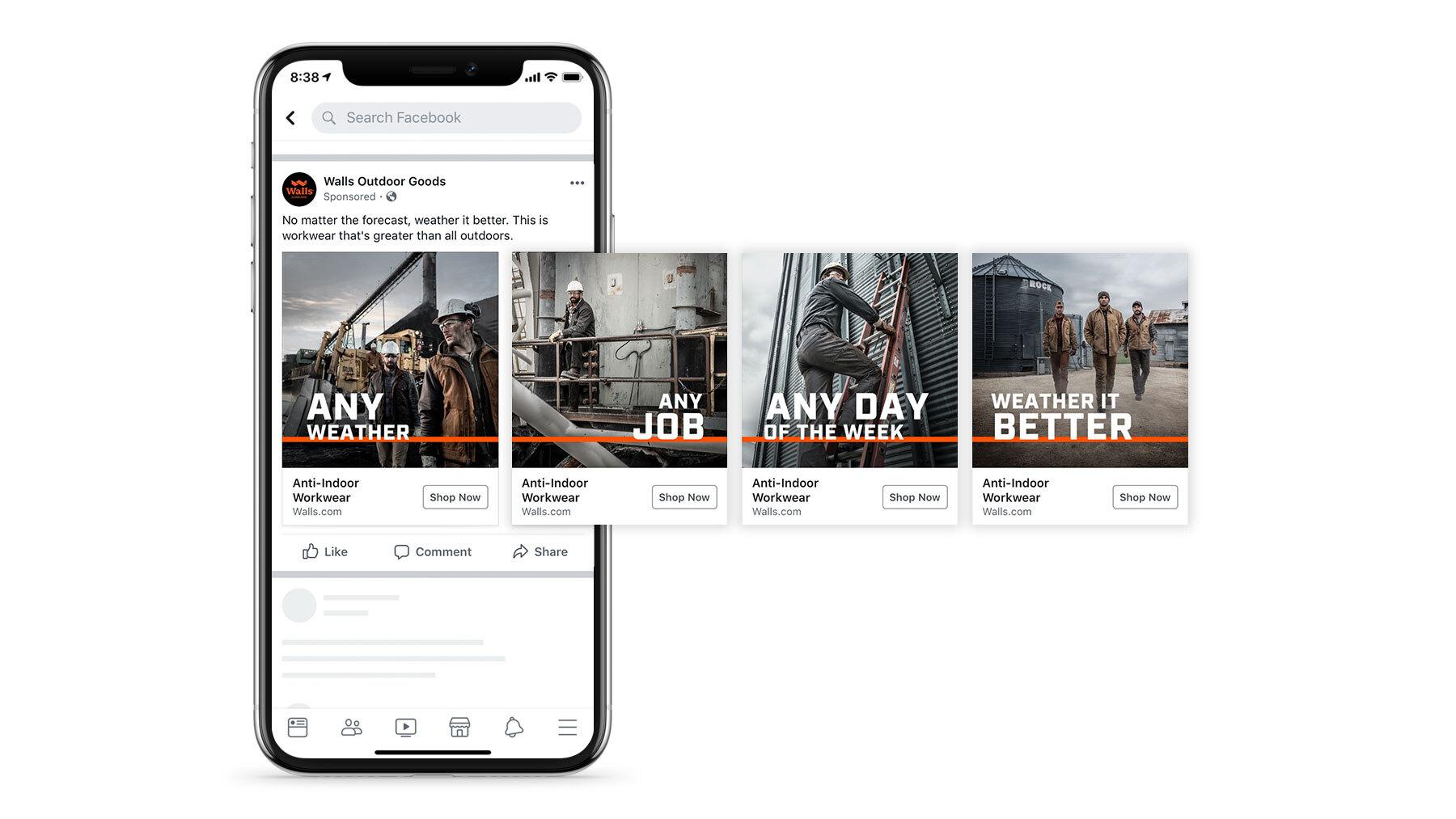 Walls Anti-Indoor Campaign Social Ad